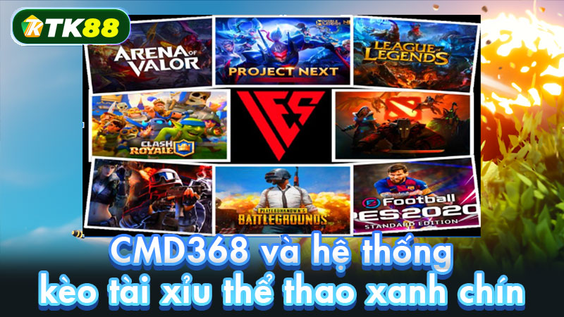 CMD368 và hệ thống kèo tài xỉu thể thao xanh chín
