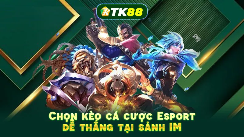 Chọn kèo cá cược Esport dễ thắng tại sảnh IM