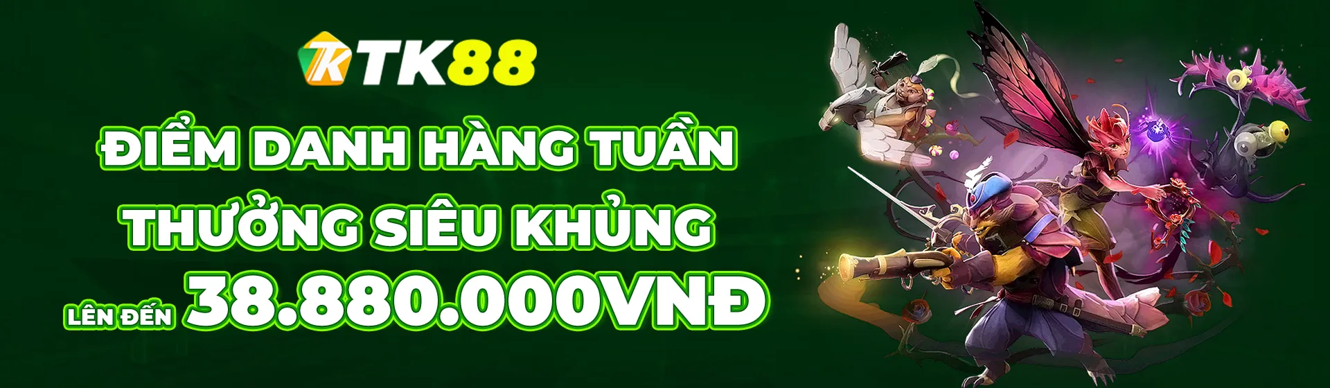 Điểm danh hàng tuần thưởng siêu khủng lên đến 38.880.000vnđ