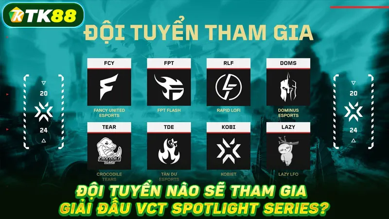 Đội tuyển nào sẽ tham gia giải đấu VCT Spotlight Series?